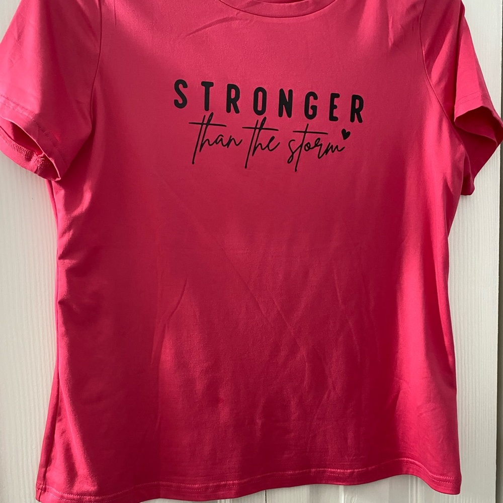 SHEIN short sleeve motivation shirt